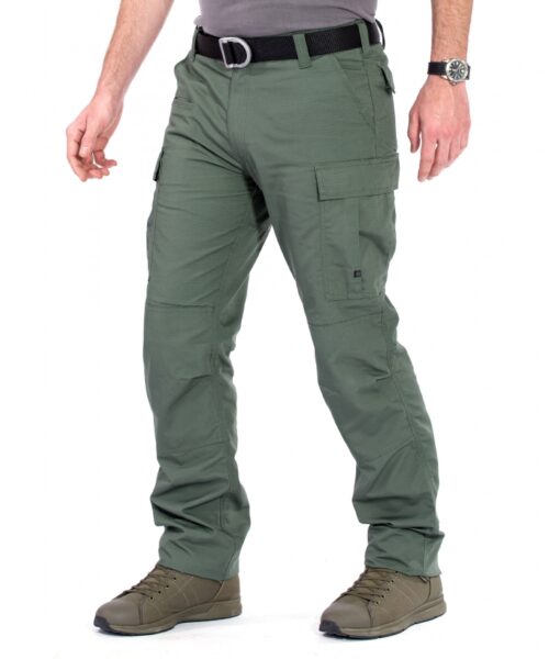 OLIVE PENTAGON PANTS